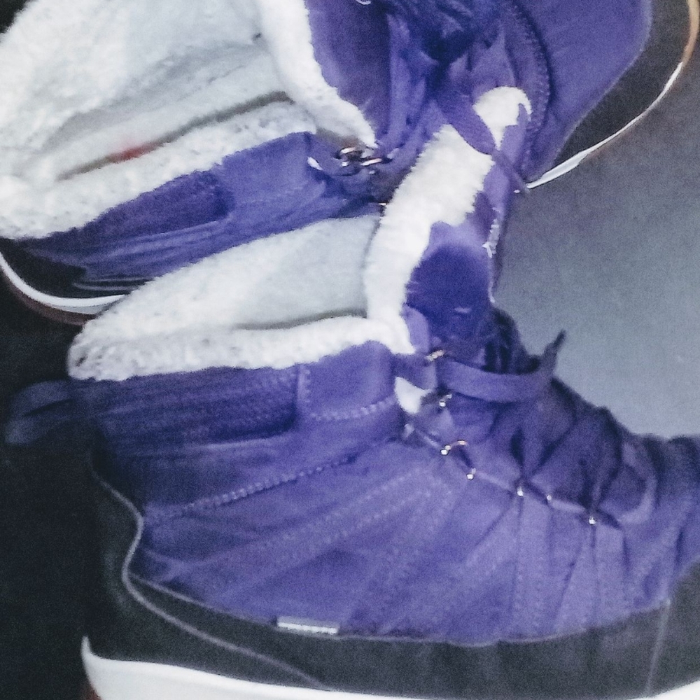 Purple TTSIODFO SNOW BOOTS
